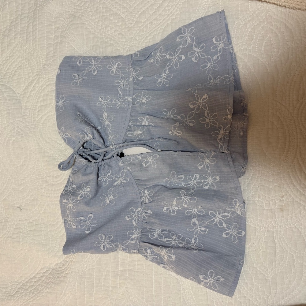 Princess Polly Blue Floral Skorts
